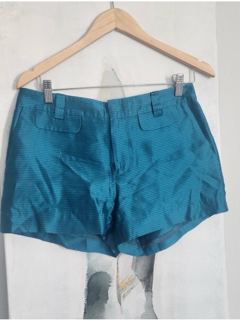 Marc Jacobs Silk Blue Shorts Size 6